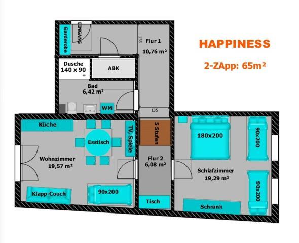 Happiness 2-Zapp 1-Og Hofgeismar-Zentrum! Zewnętrze zdjęcie